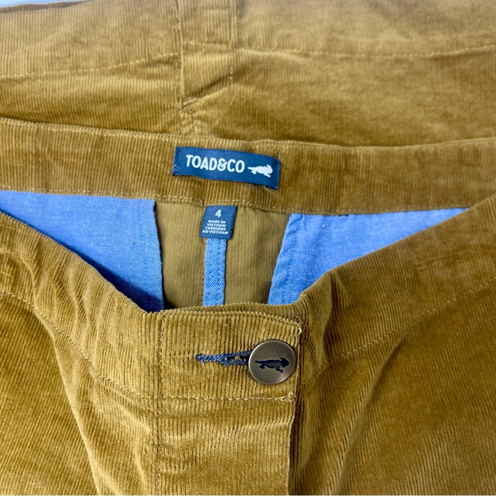 Toad & Co corduroy skirt. Size 4 - Picture 5 of 5